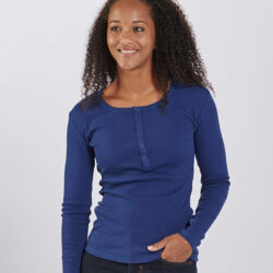 Women's Harper Long Sleeve Henley Thumbnail