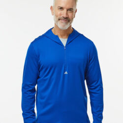 Men's Lightweight Quarter-Zip Hooded Pullover Thumbnail
