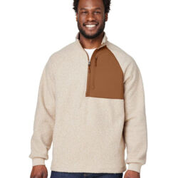 Men's Aura Sweater Fleece Quarter-Zip Pullover Thumbnail