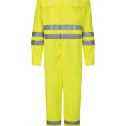 Men's Tall Hi-Vis Deluxe Coverall with Reflective Trim - CoolTouch® 2 - 7 oz. Thumbnail