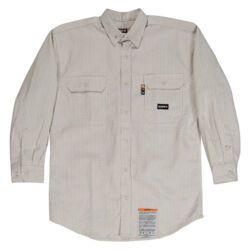 Men's Tall Flame-Resistant Down Plaid Work Shirt Thumbnail