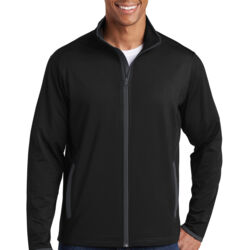Sport Wick ® Stretch Contrast Full Zip Jacket Thumbnail