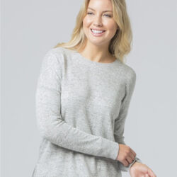Women's Cuddle Fleece Boxy Crewneck Pullover Thumbnail