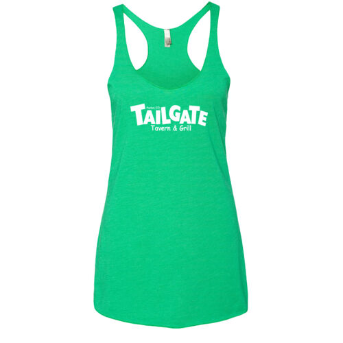 Tailgate Logo - Women’s Triblend Racerback Tank Thumbnail