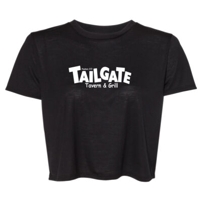 Tailgate Logo - Women’s Flowy Crop Tee Thumbnail