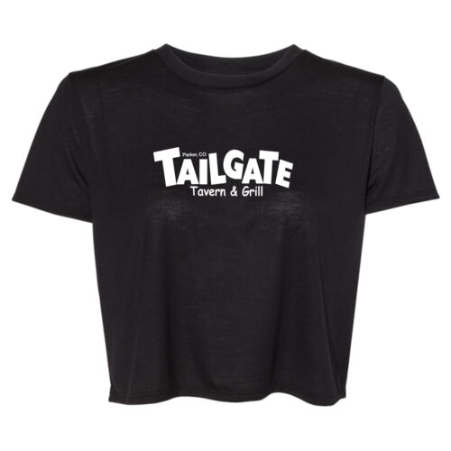 Tailgate Logo - Women’s Flowy Crop Tee Thumbnail